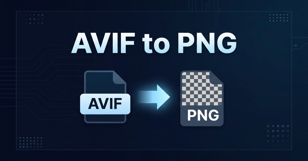 Convert AVIF to PNG with transparency guide — DCPIXEL