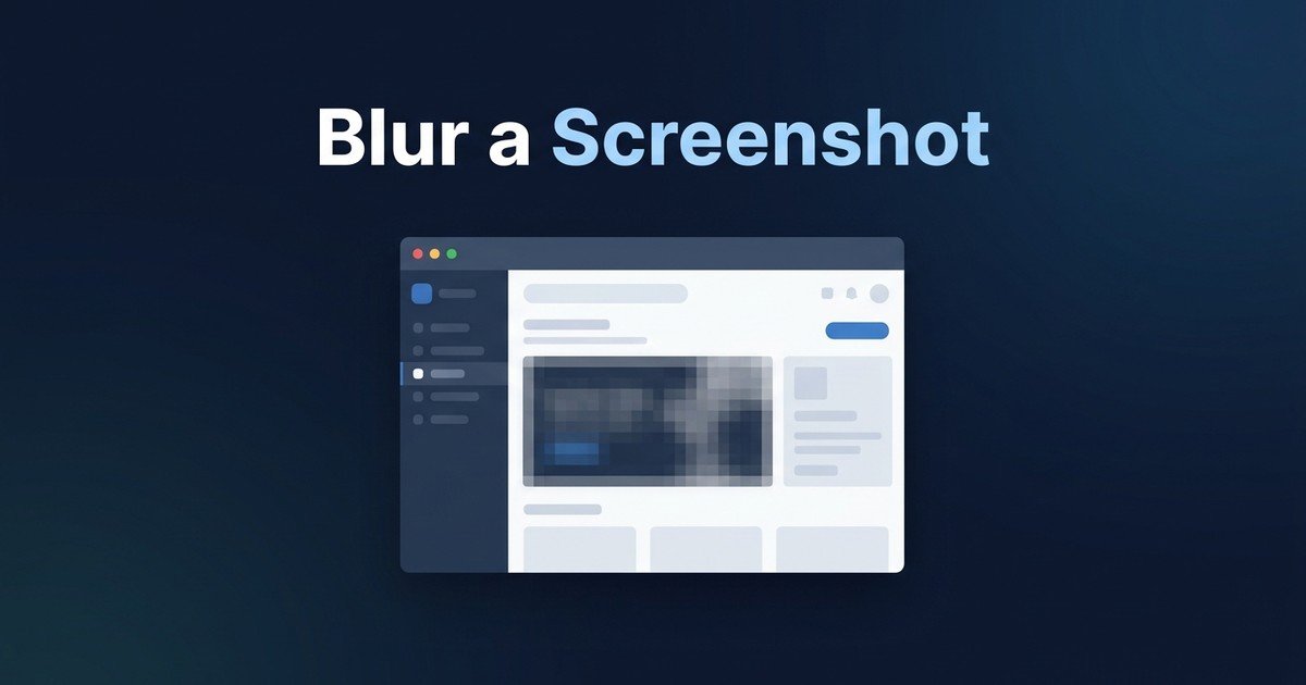 Blur and redact screenshot online tool guide — DCPIXEL