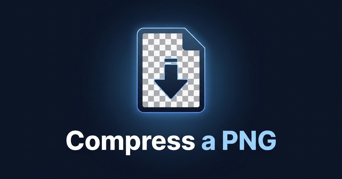Compress PNG without losing transparency guide — DCPIXEL