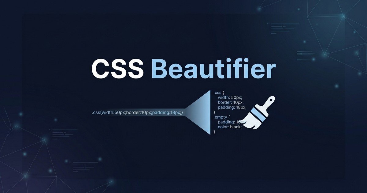 CSS Beautifier and formatter online tool guide — DCPIXEL