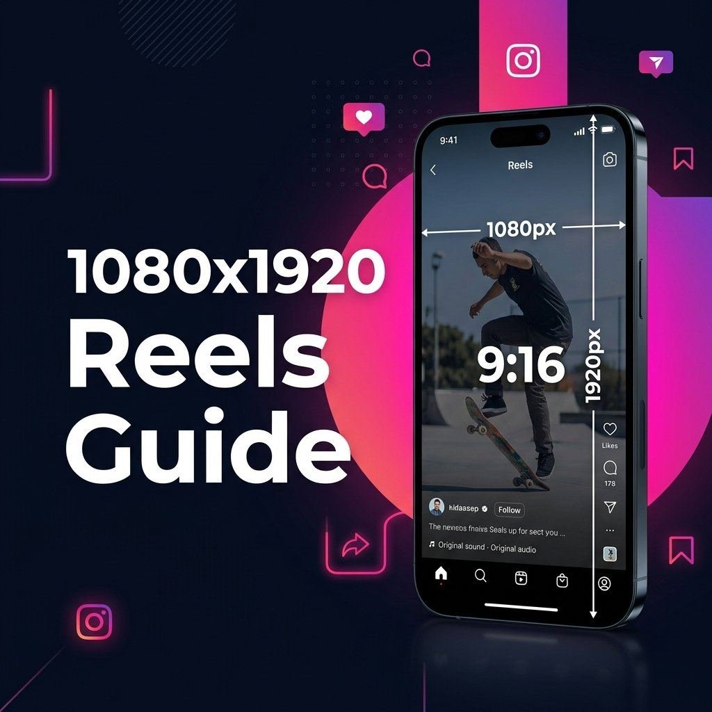 Instagram Reels size guide 2026 — 1080x1920 pixels