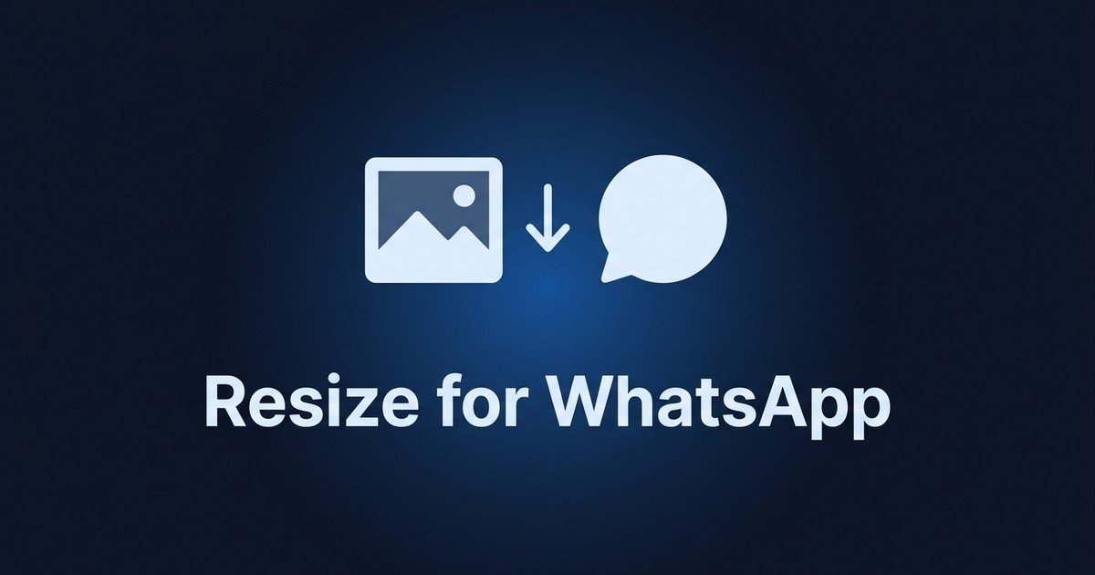 Resize image for WhatsApp profile and status online guide — DCPIXEL