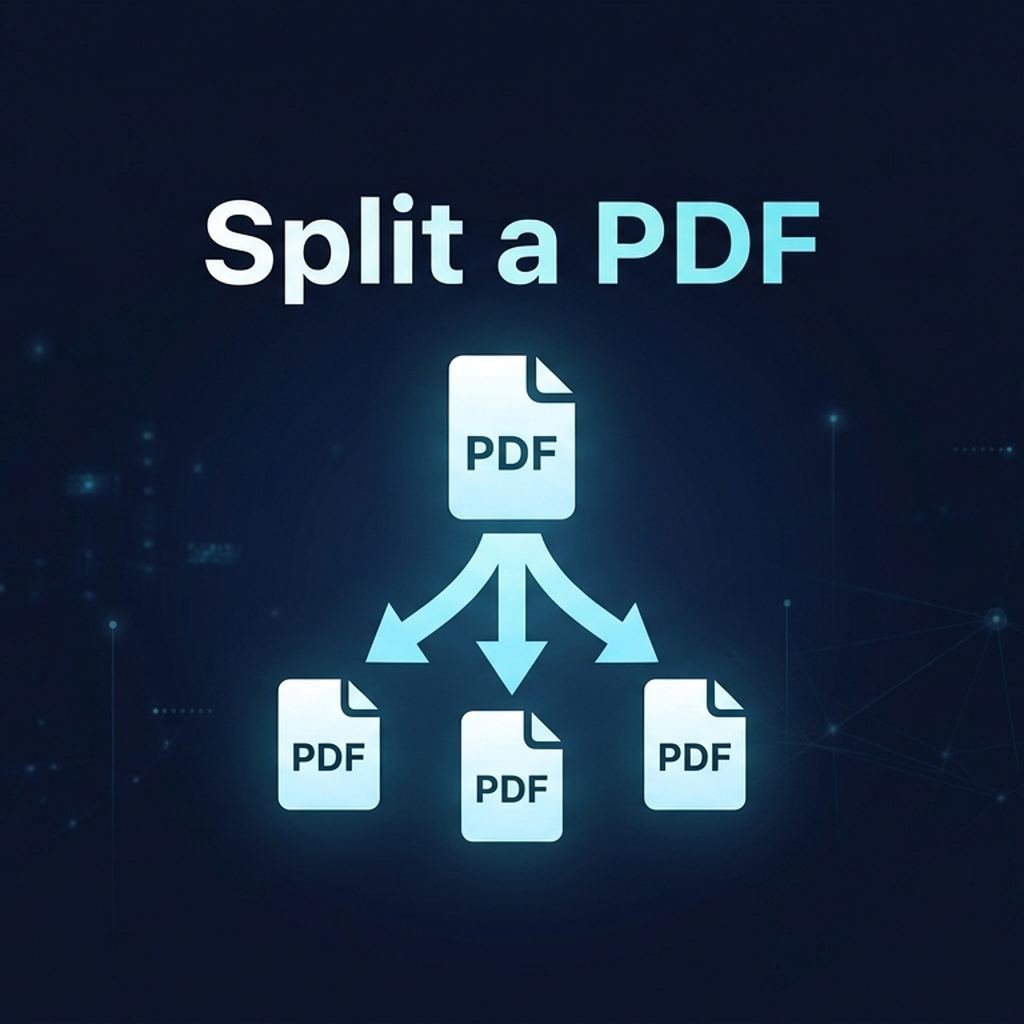 How to split a PDF into separate files — DCPIXEL guide