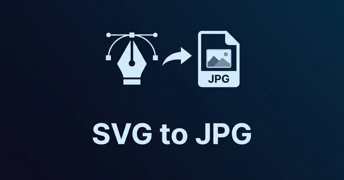Convert SVG to JPG online tool guide — DCPIXEL