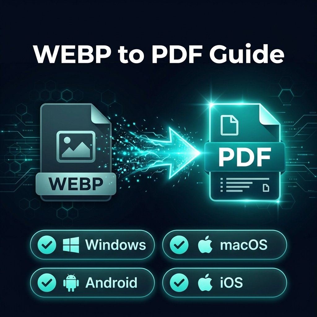 WebP to PDF conversion guide — universal compatibility